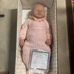 Pink Newborn Baby Doll with Certificate